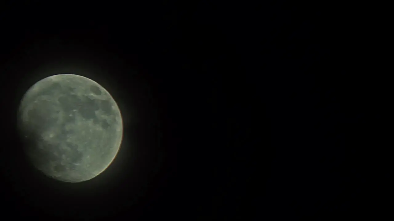 Full Moon and Clouds Time Lapse 2