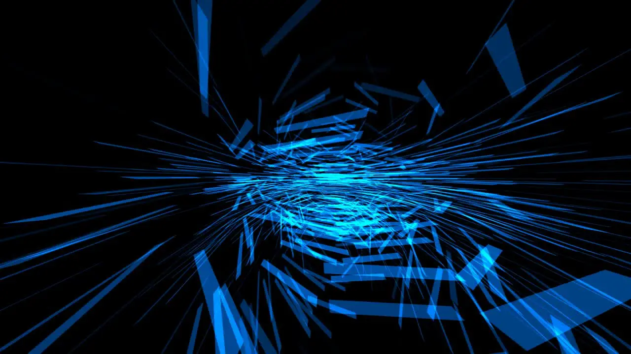 Blue Lines Abstract Animation