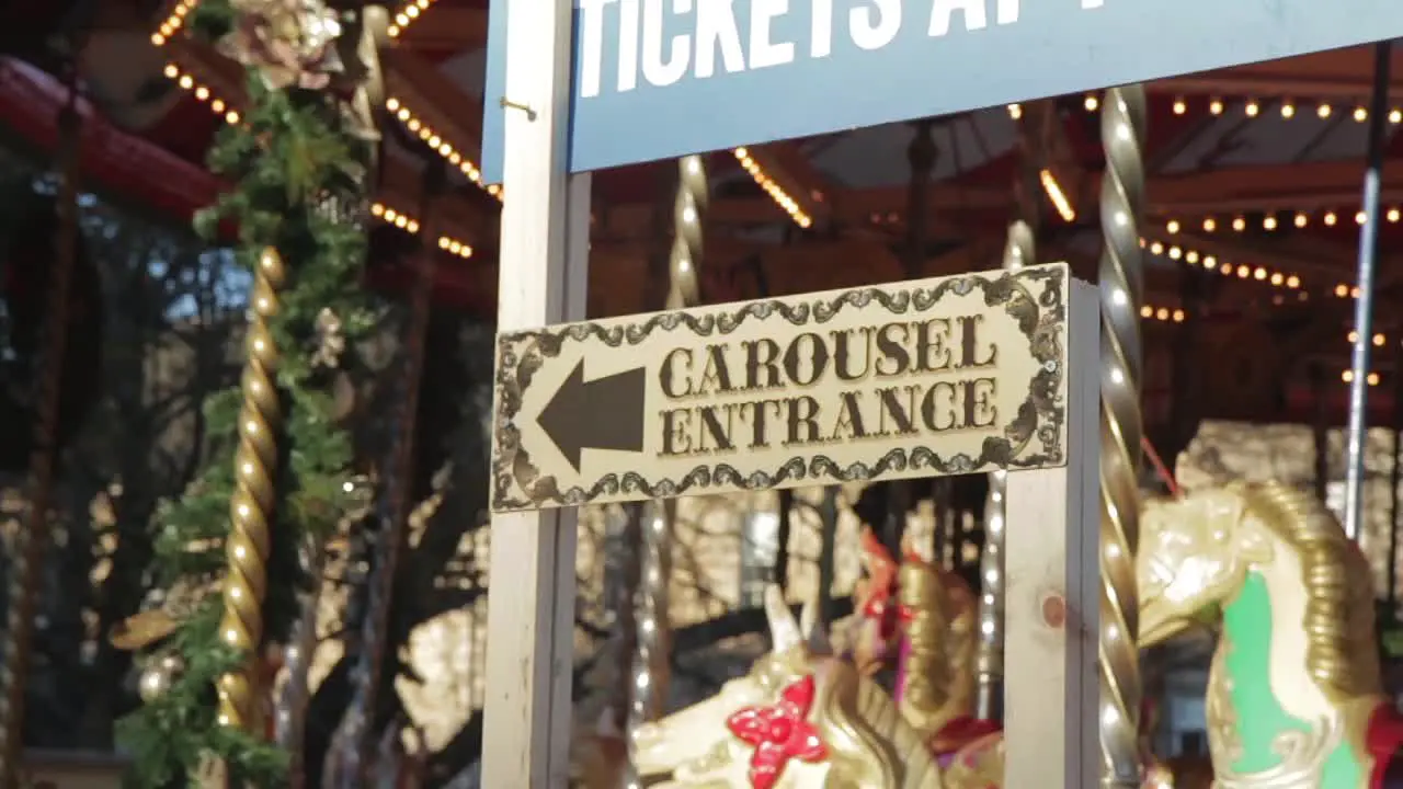 Carousel Entrance Sign