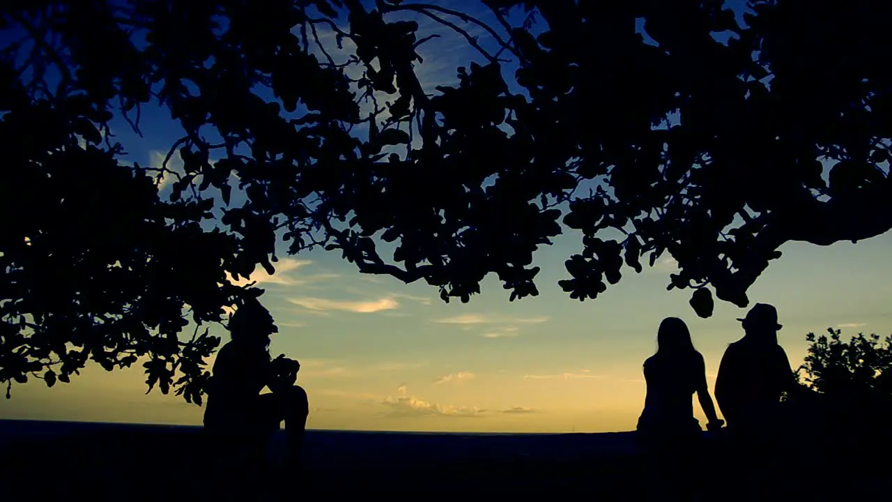 Late Afternoon Friends Relaxing