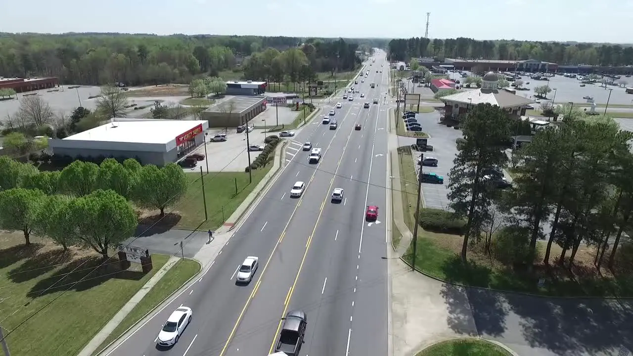 Roads and Cars Aerial