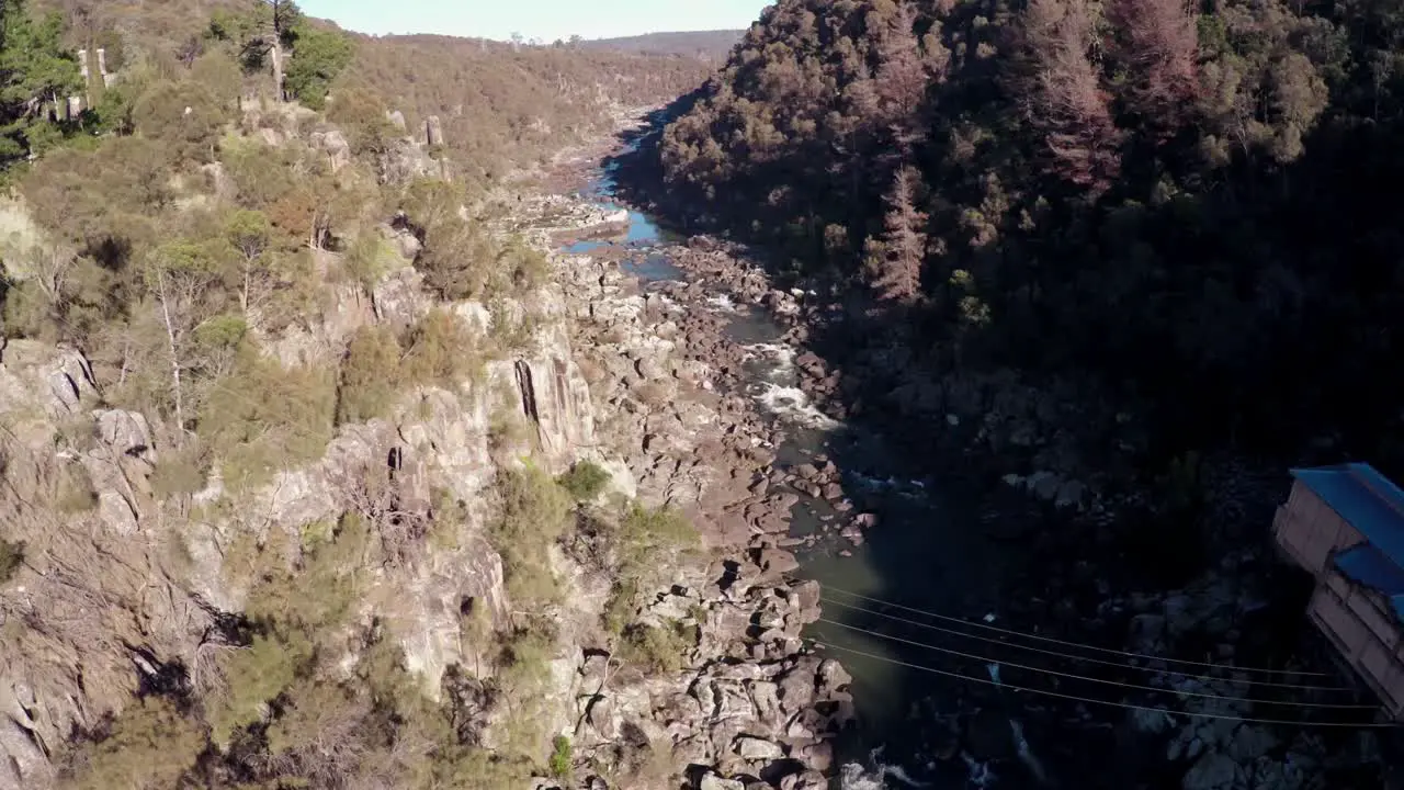 Hydroelectric Station Aerial View