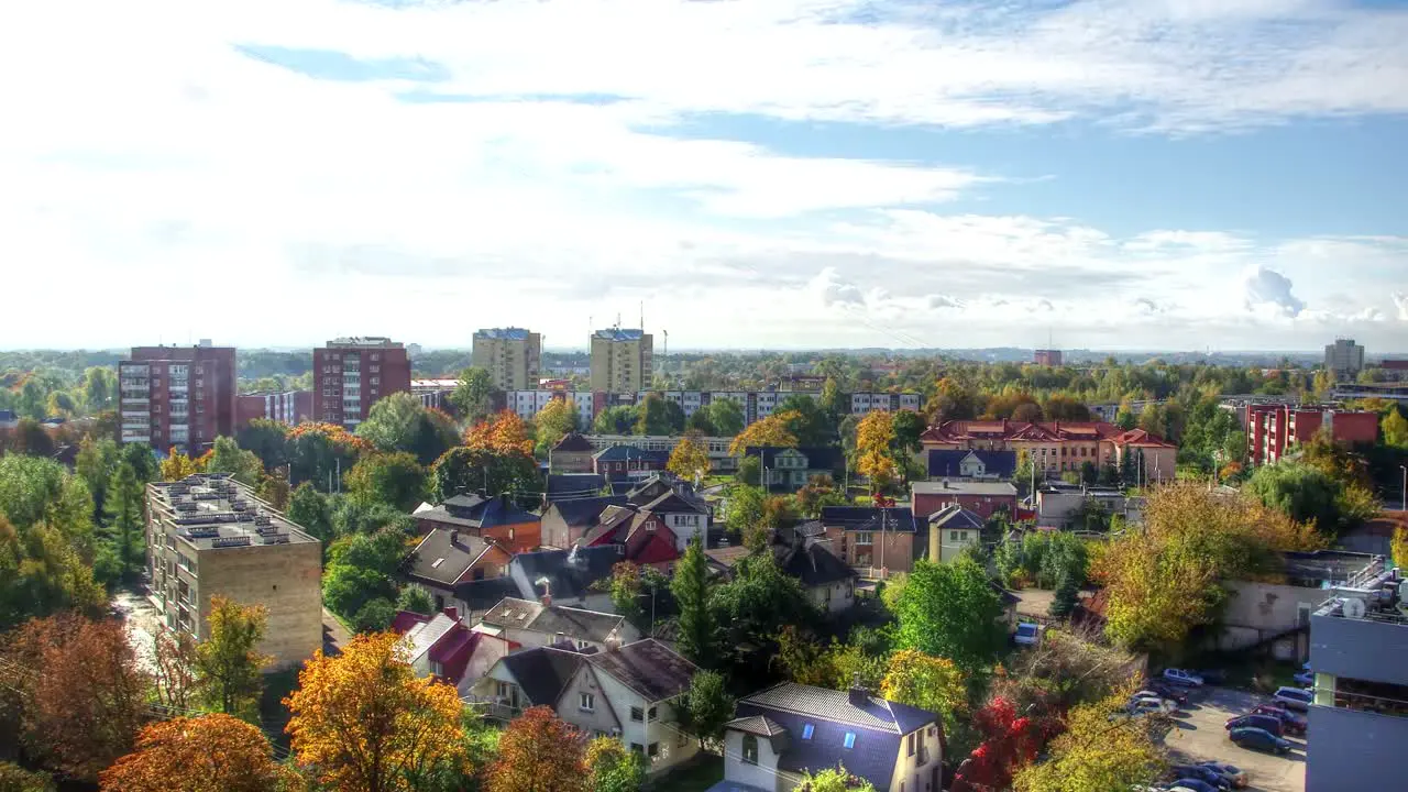 Colorful morning in Kaunas