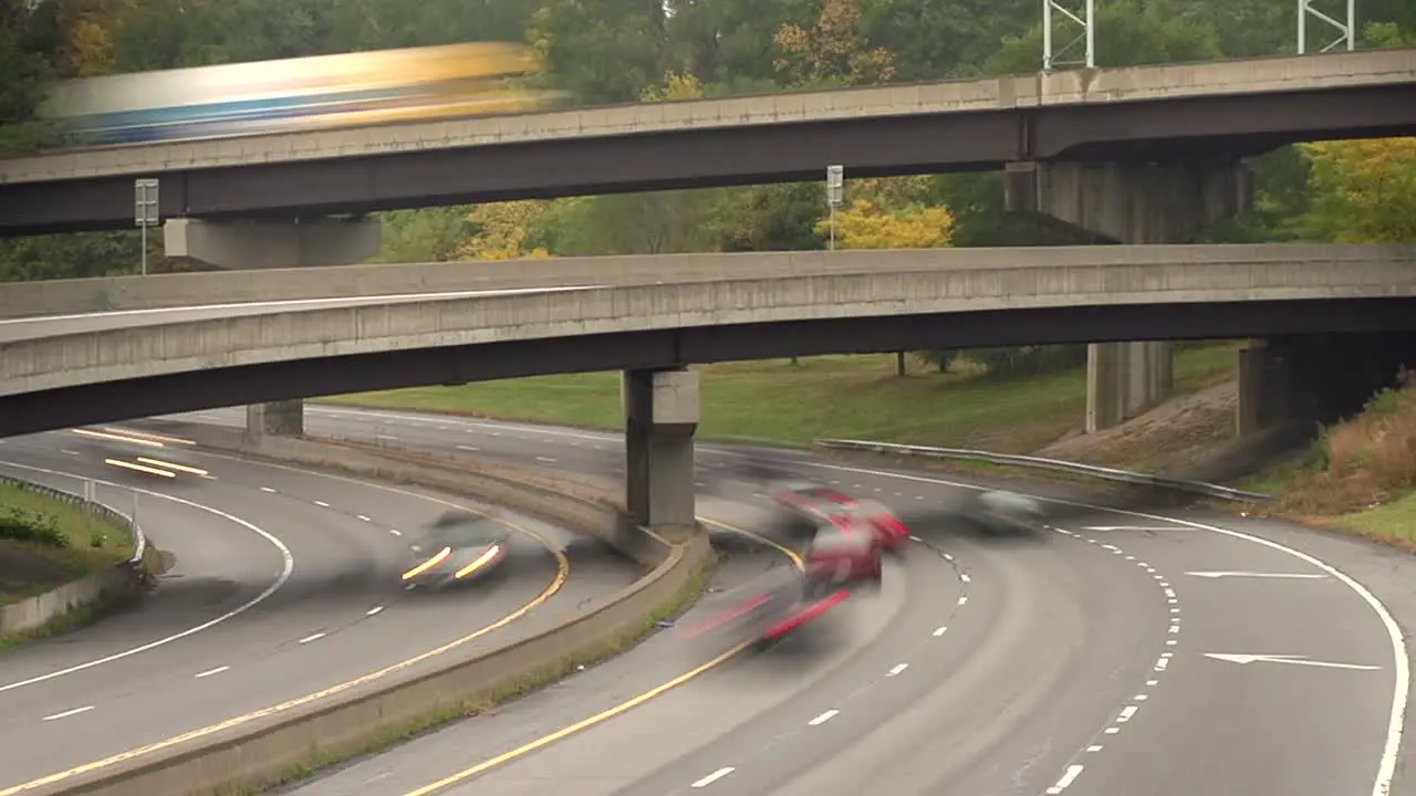 Layered Highway Time Lapse