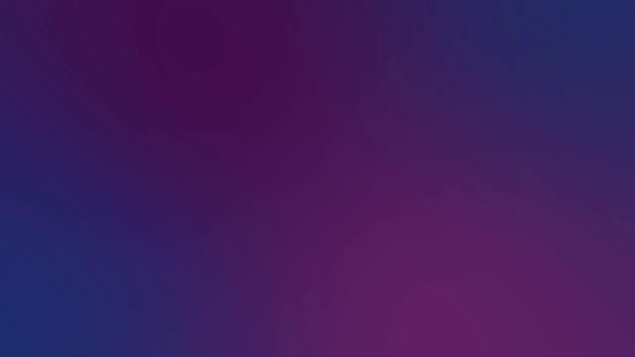 Animation of four color gradient with purple and blue shades blends swirling around the screen for a cinematic background effect