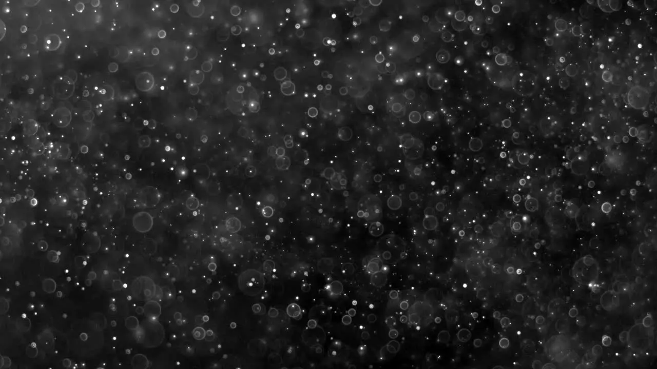 Dust Particles in Black Background