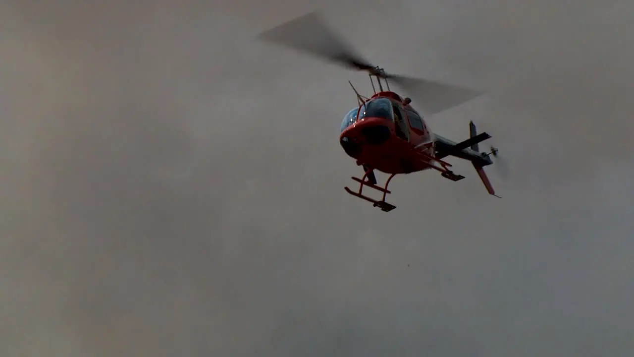 Helicopters Fly Over As Firefighters Perform A Prescribed Burn At Merritt Island National Wildlife Reserve 2011