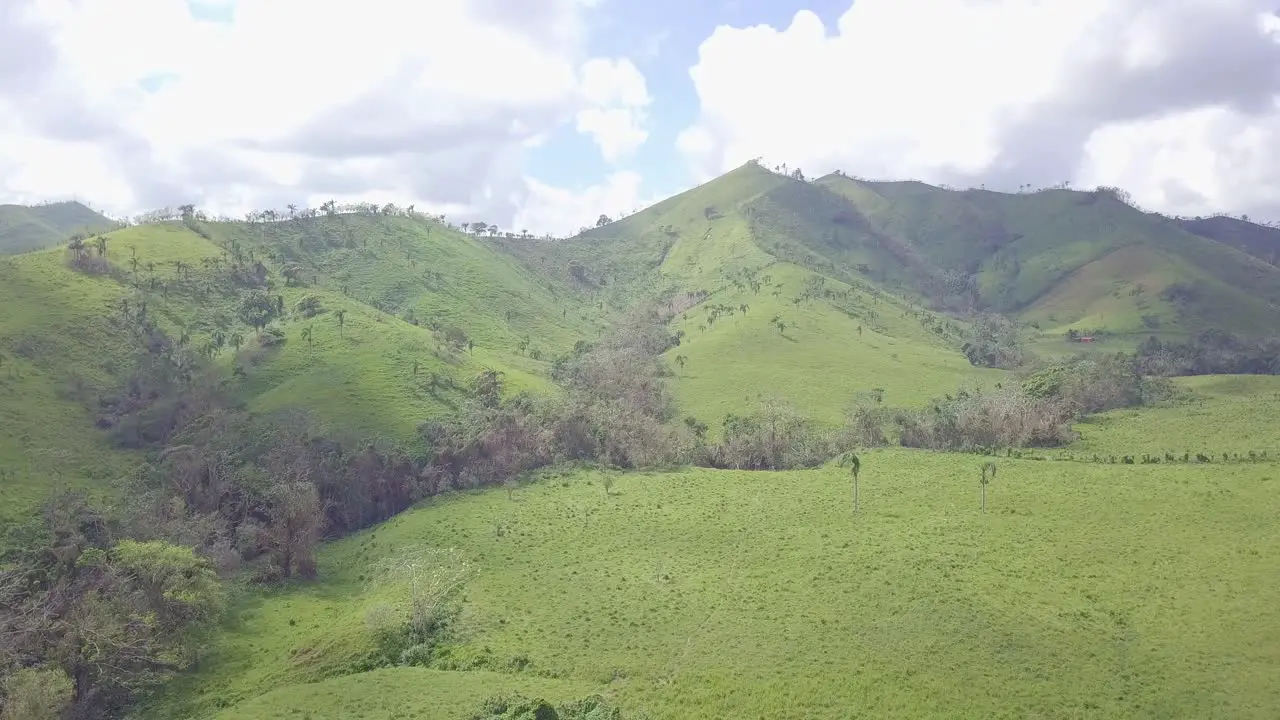 Barren landscapes reveal years of slash and burn agriculture in the Dominican Republic