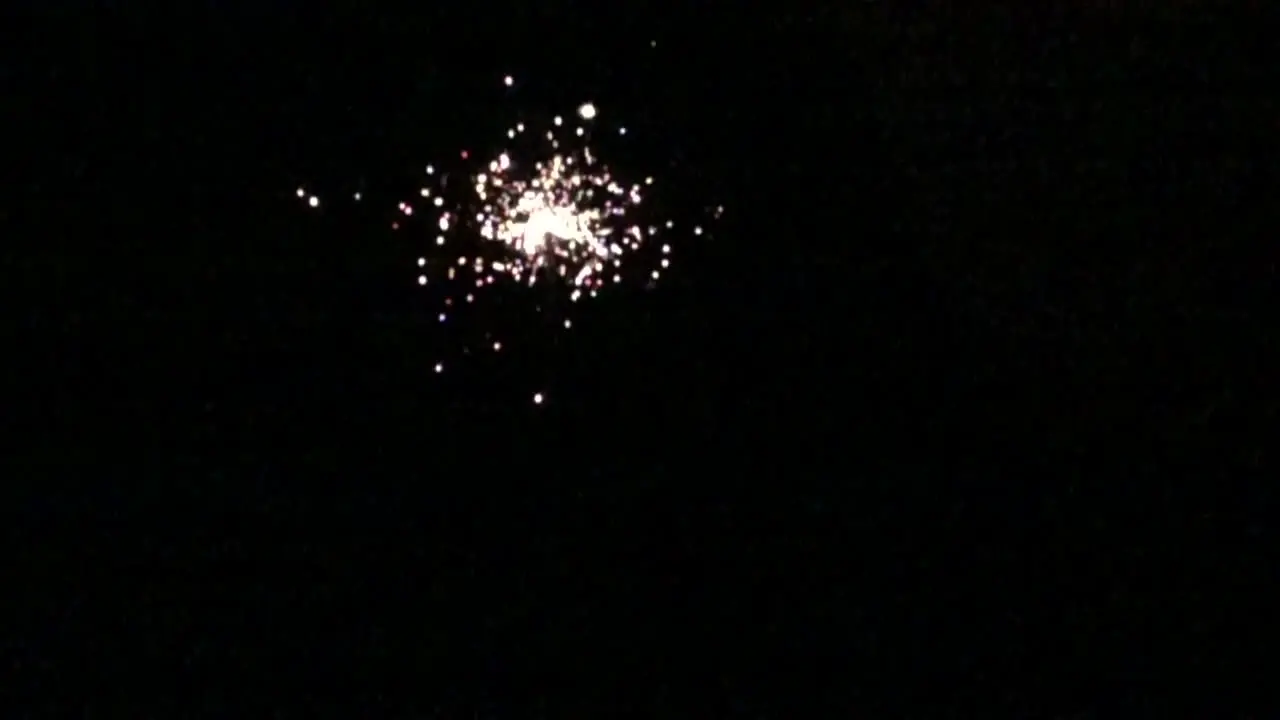 Slow motion of a sparkler with a black background medium shot