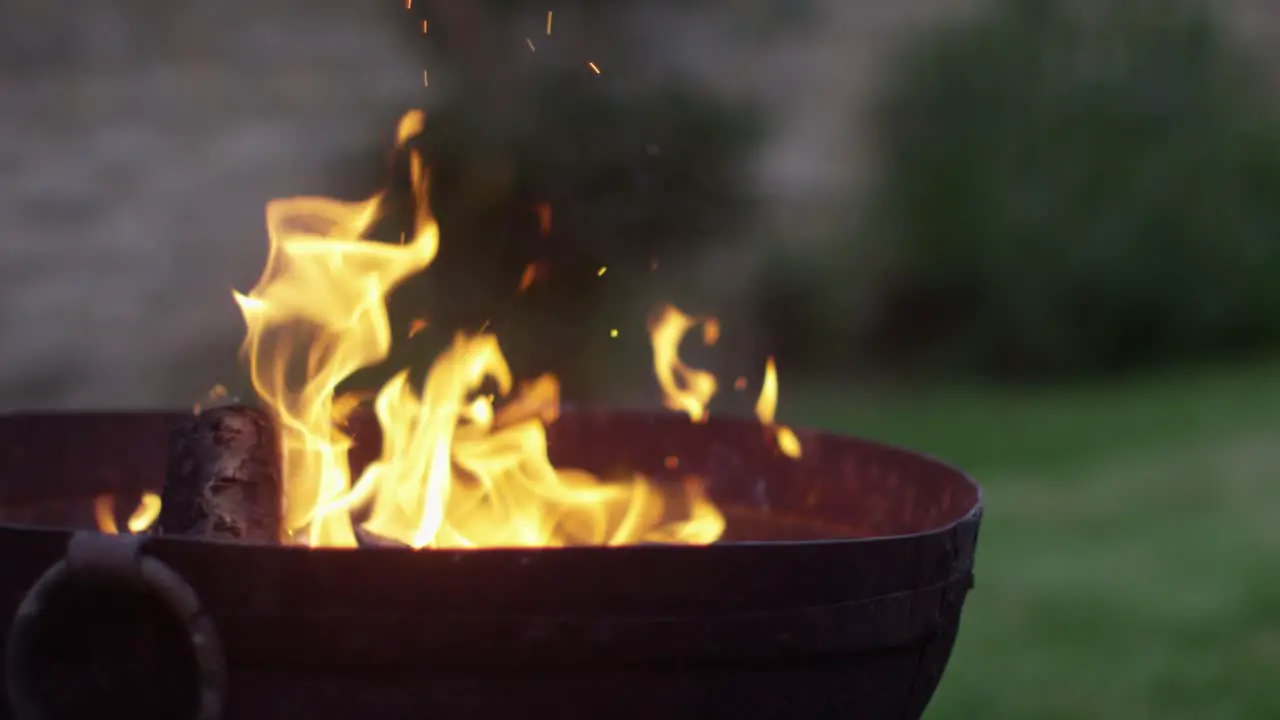 Logs in Fire Pit 4K 02