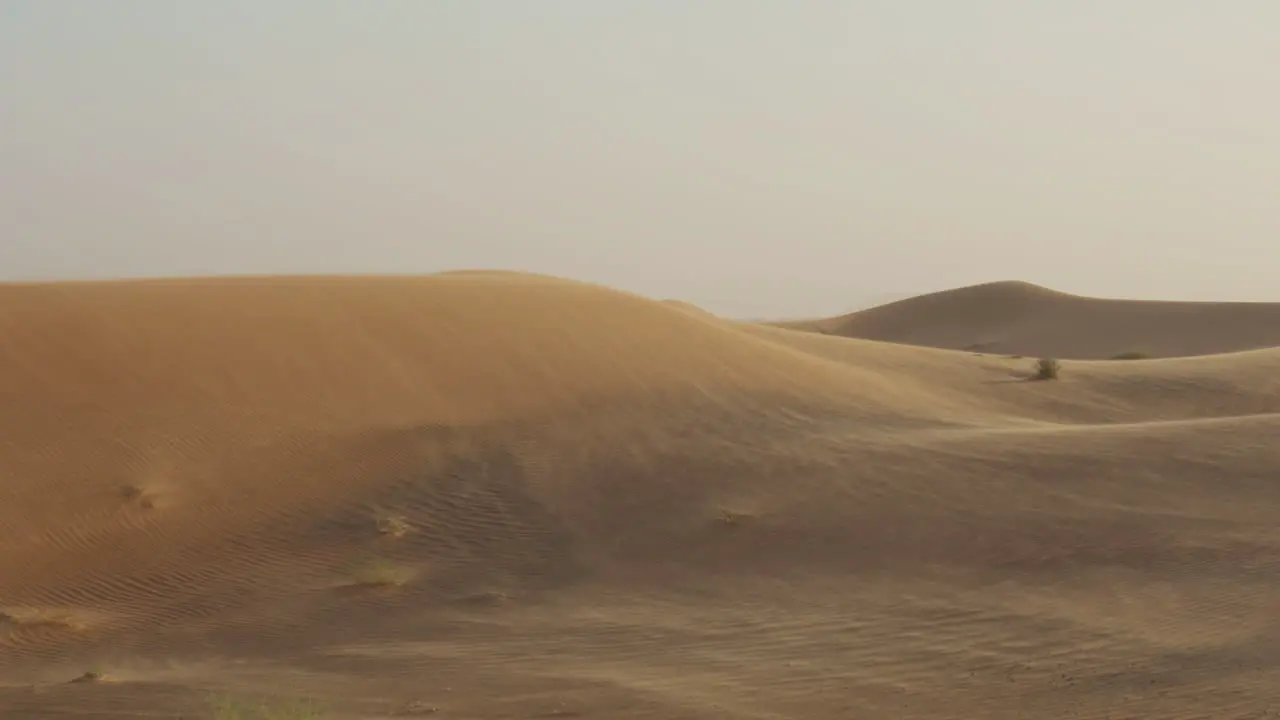 Wind Blowing Over Sand Dune In The Desert 5