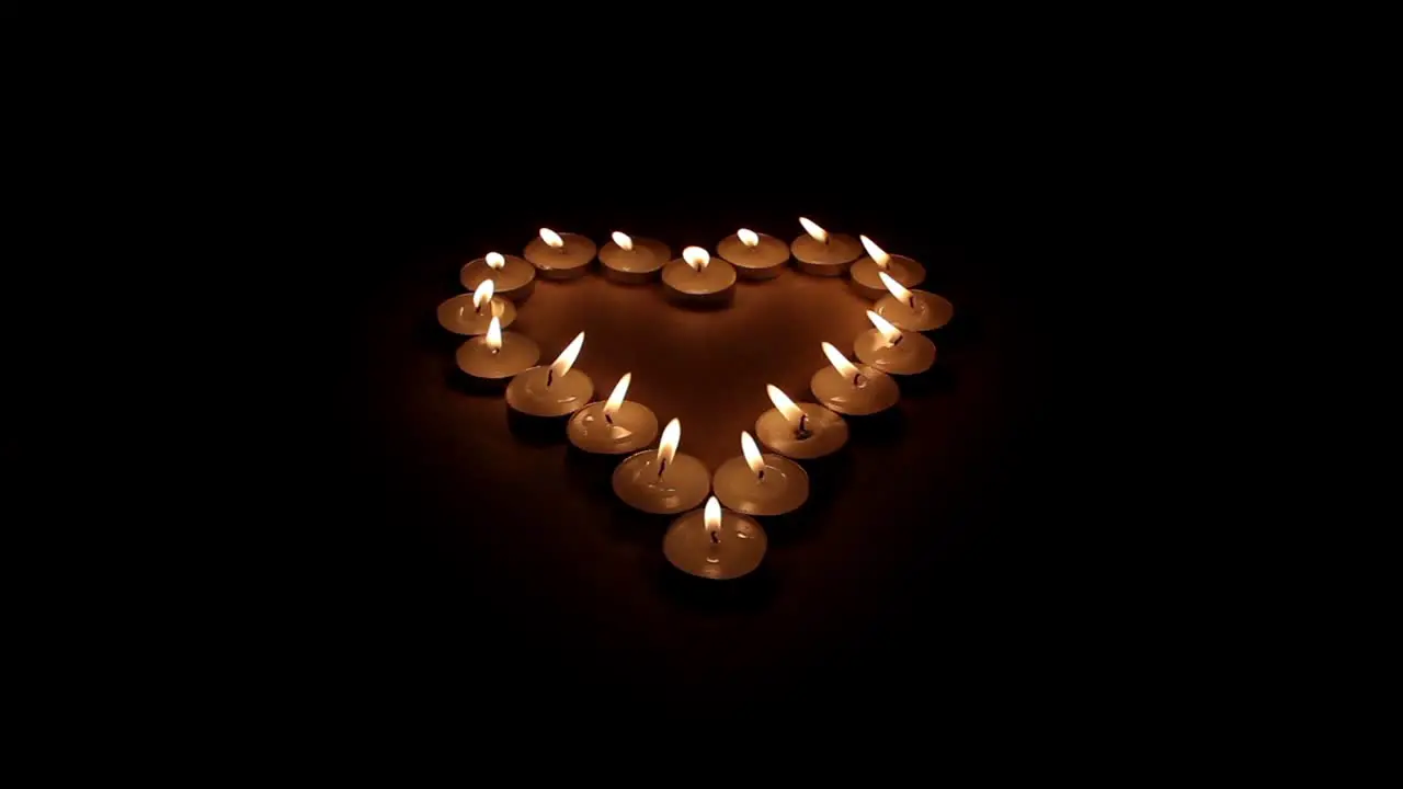 Love Candles Heart Romance Light