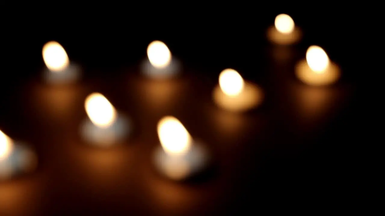 Burning Candles Light Bokeh Slider 1