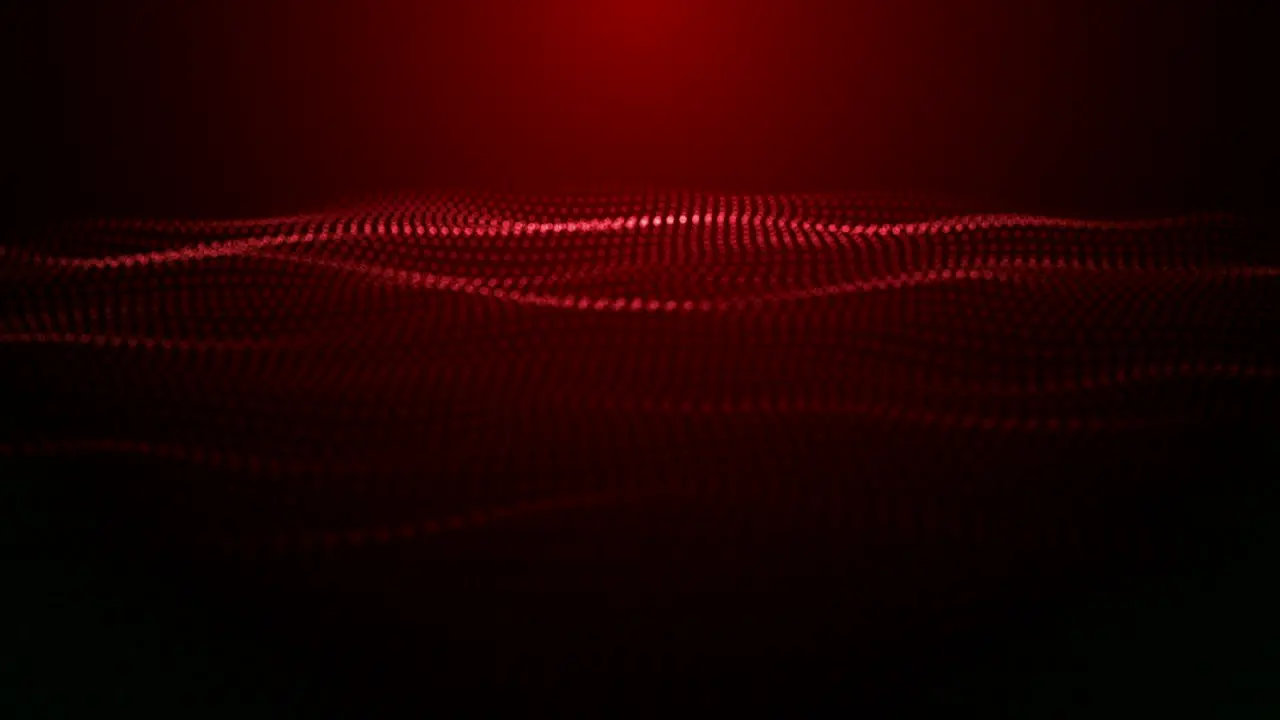 Particle Waves Loop Red