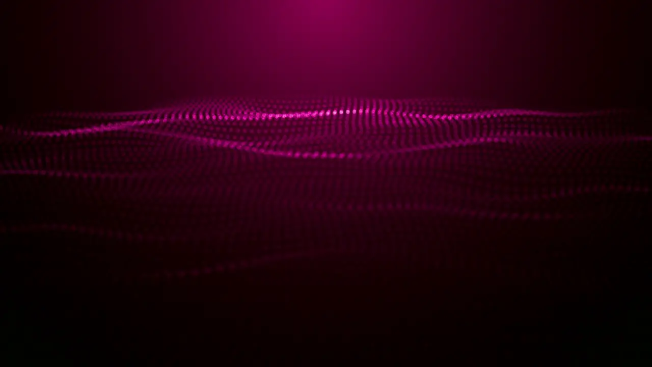 Particle Waves Loop Pink