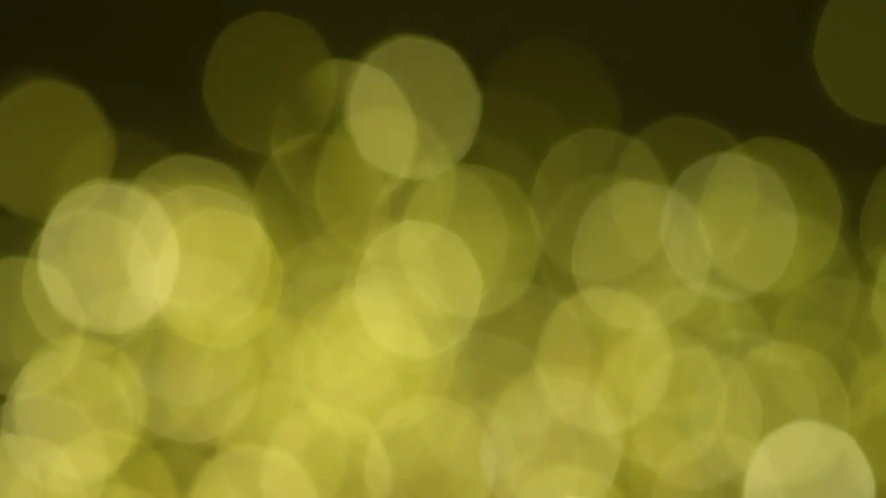 Yellow Lights Creating Bokeh