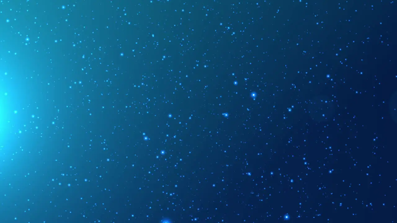 Space particles background backdrop blue