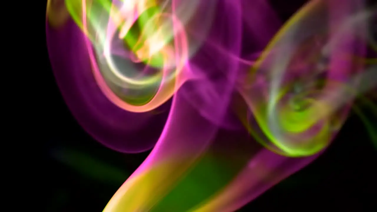 Coloured Smoke on Black 10