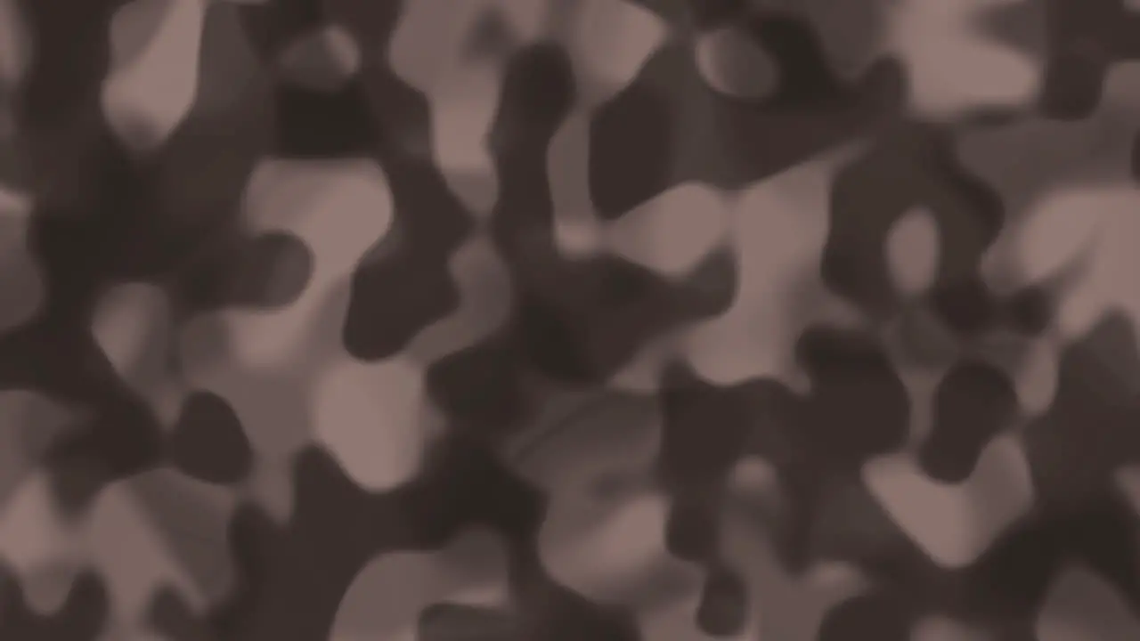 Looping animations of a muted pink and gray liquid camouflage like pattern