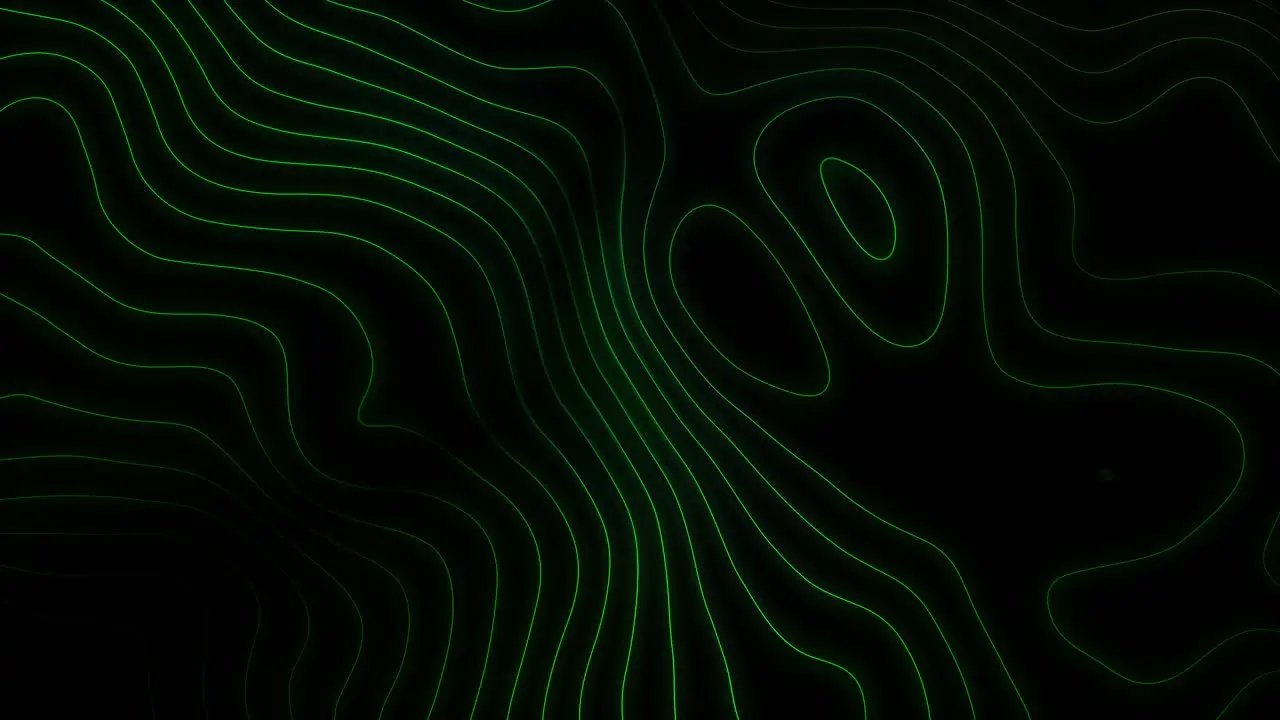 Abstract Glowing Wave Lines Seamless Looping Motion Graphics Background