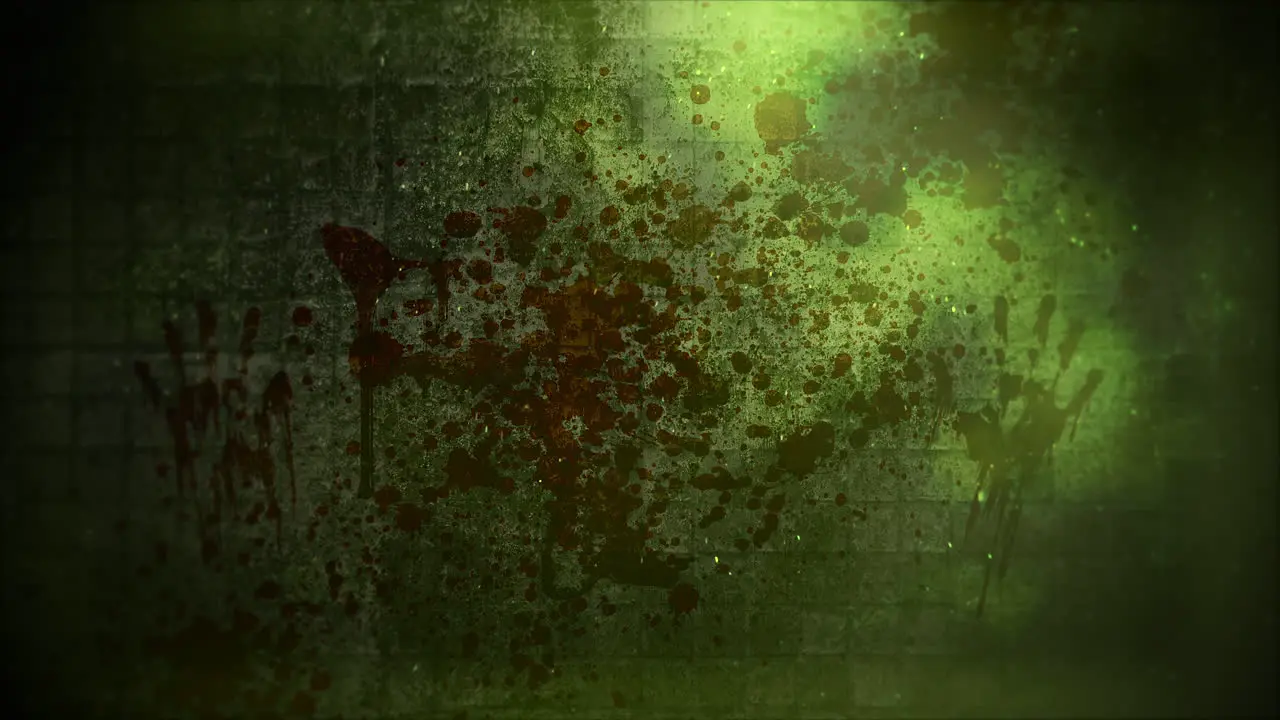 Mystical horror background with dark blood and motion camera 7