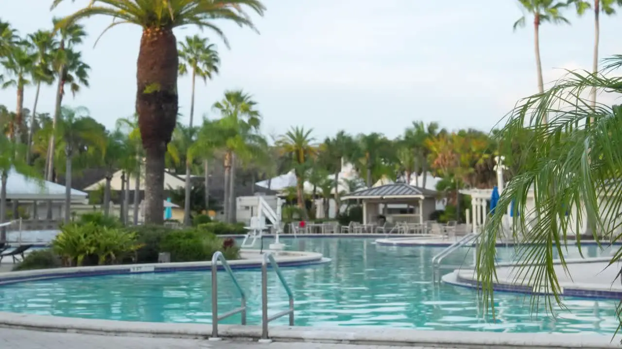 Florida resort super pool in the summer