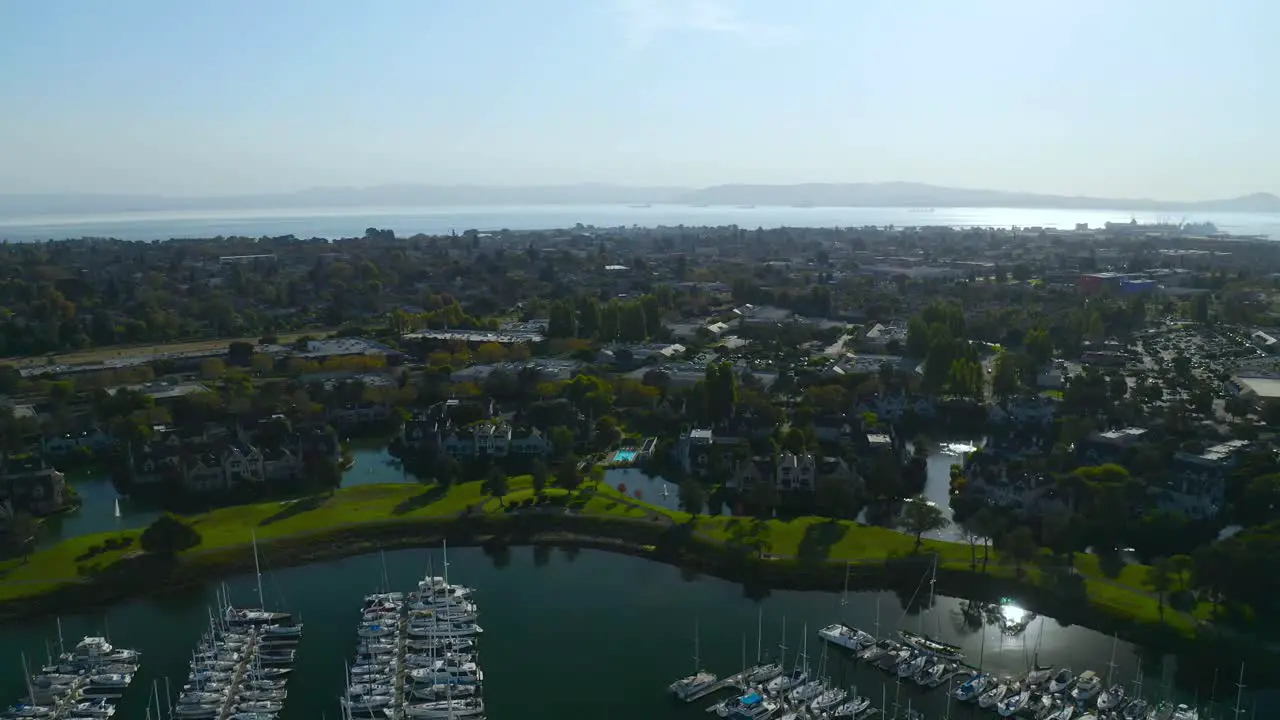 Beautiful footage of sailboats on a sunny day