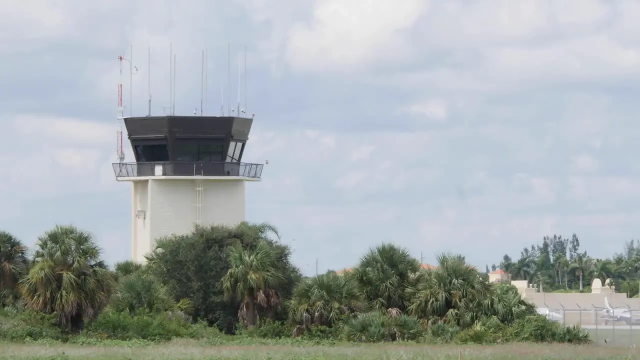 Control tower at airport