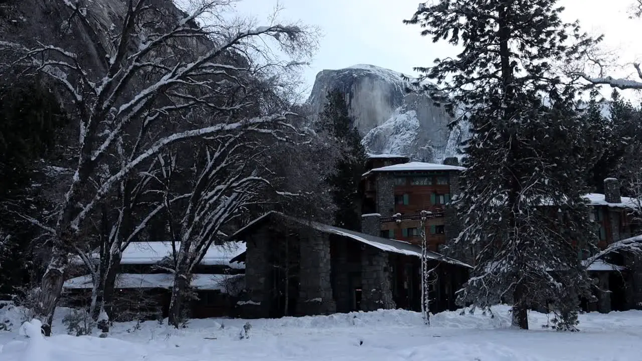 Ahwanee in Yosemite National Park durring winter