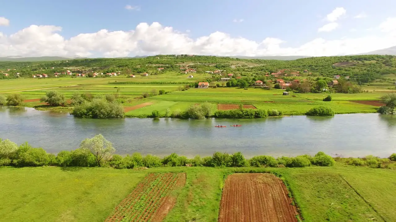 A beautiful view of the calm river