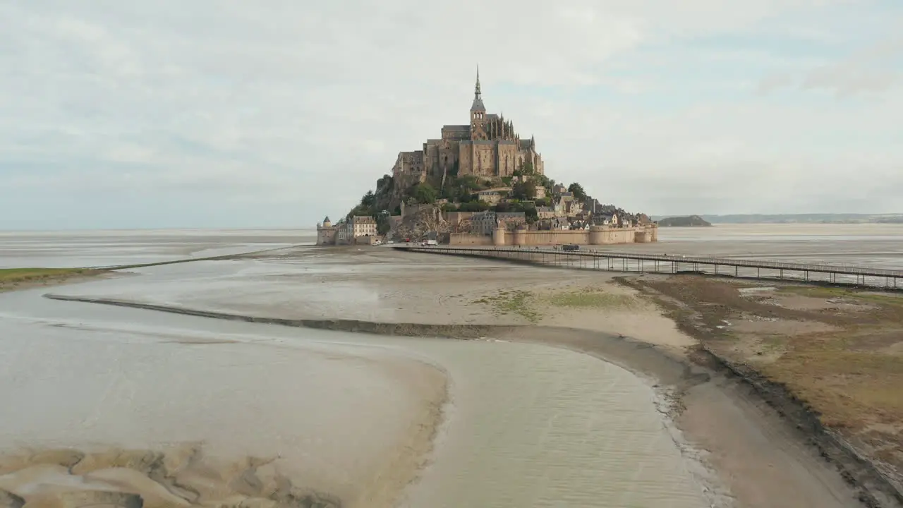 Mont Saint Michel France Castle in Ocean Establisher