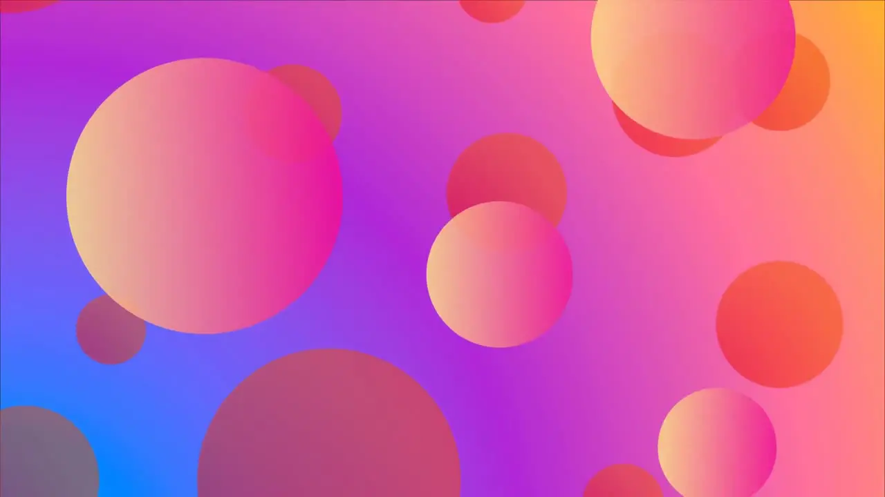 Multiple spheres floating against purple background