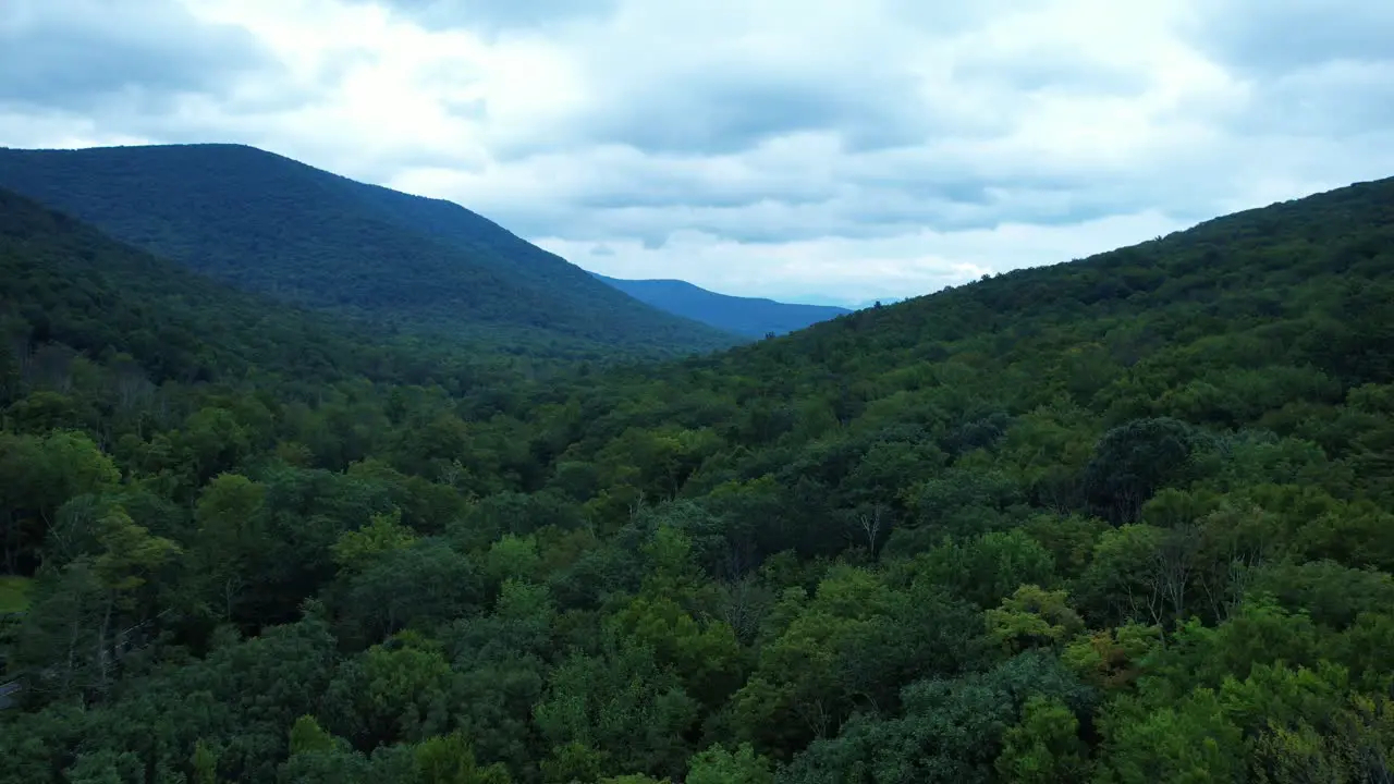 Stunning stunning spring time drone footage deep in the Appalachian mountains