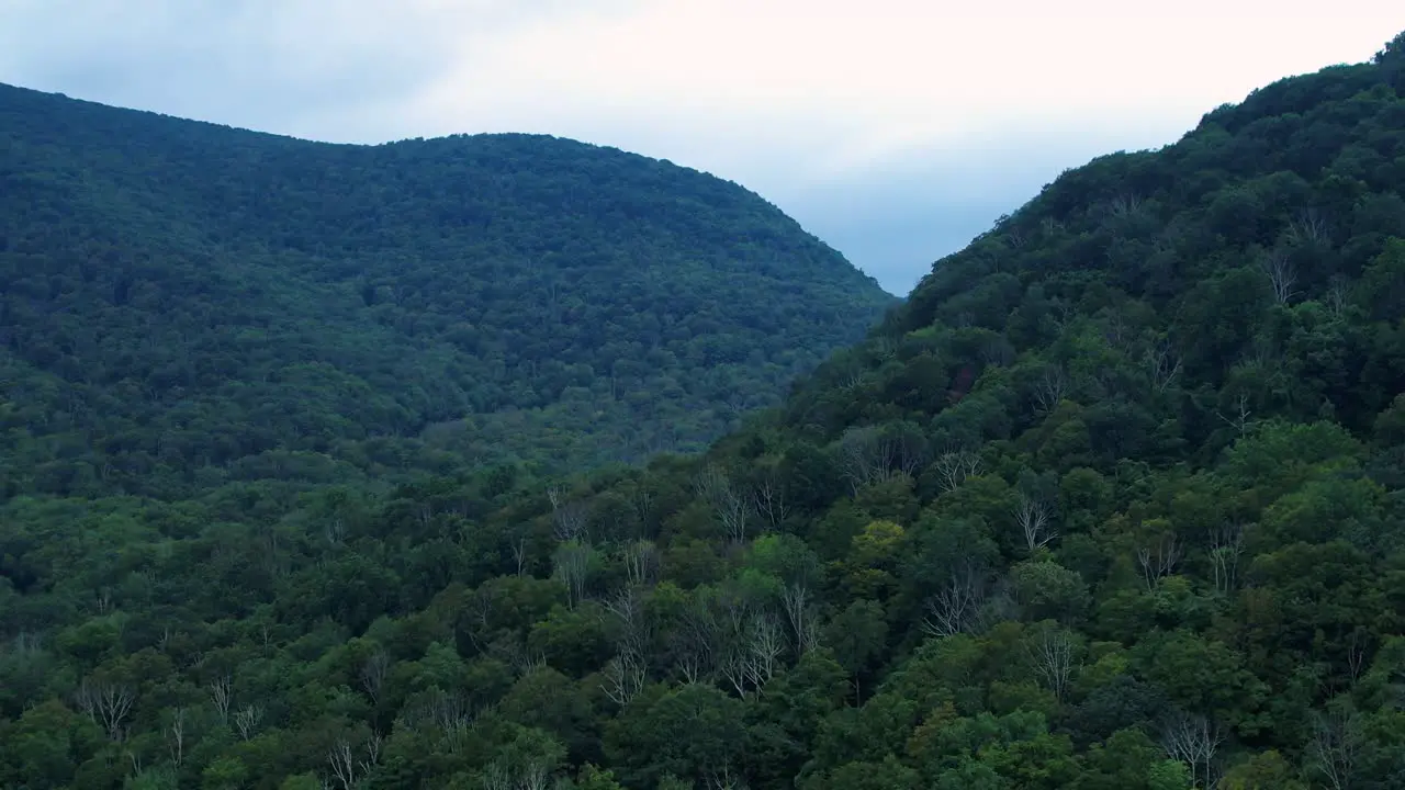 Beautiful drone footage of a stunning spring day in the Appalachian mountains