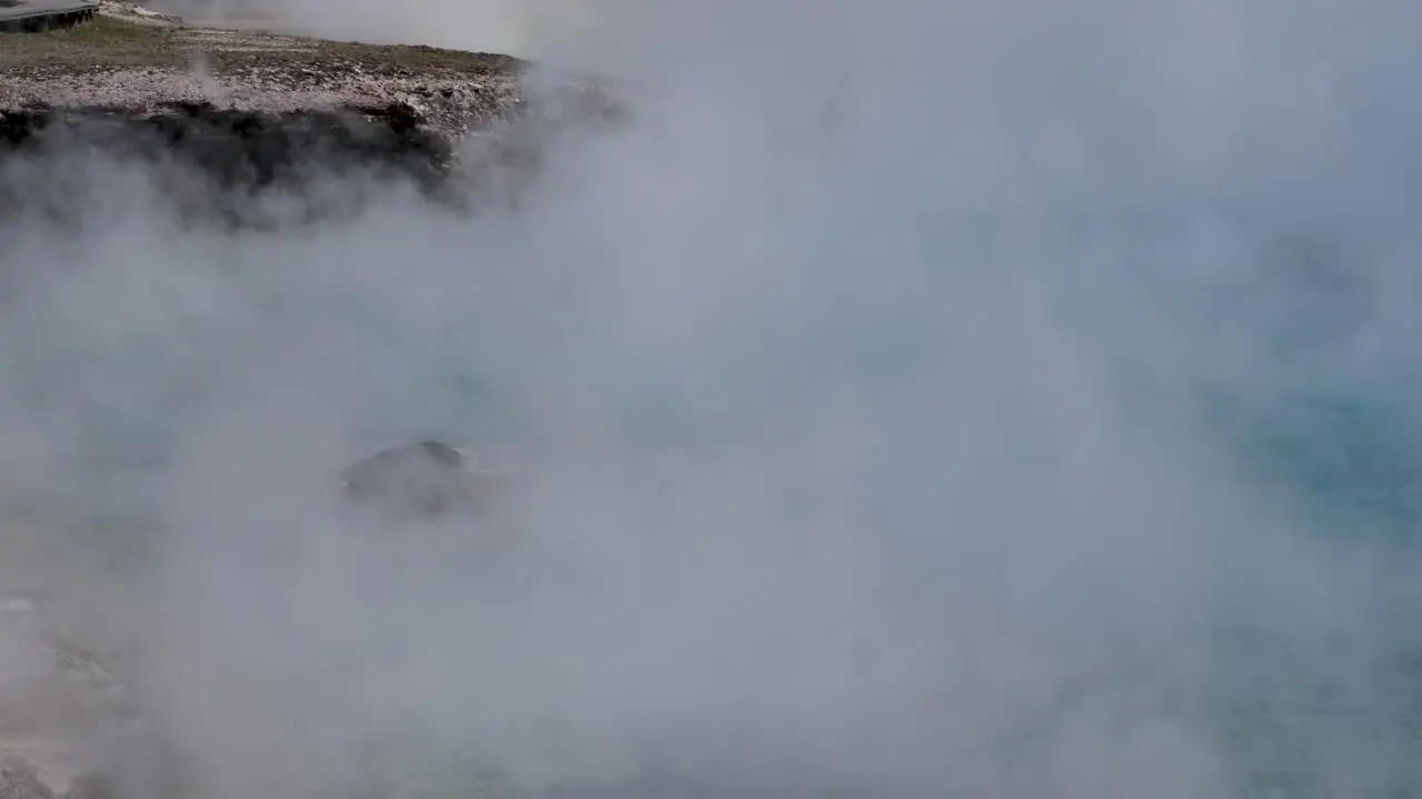 Excelsior Geyser Crater in Yellowstone SLOW MOTION