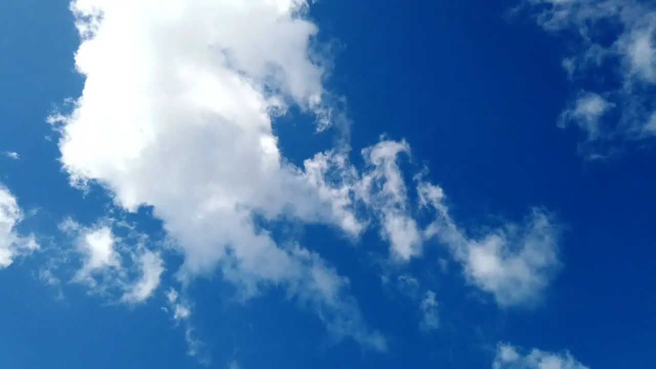 Blue Sky with white clouds