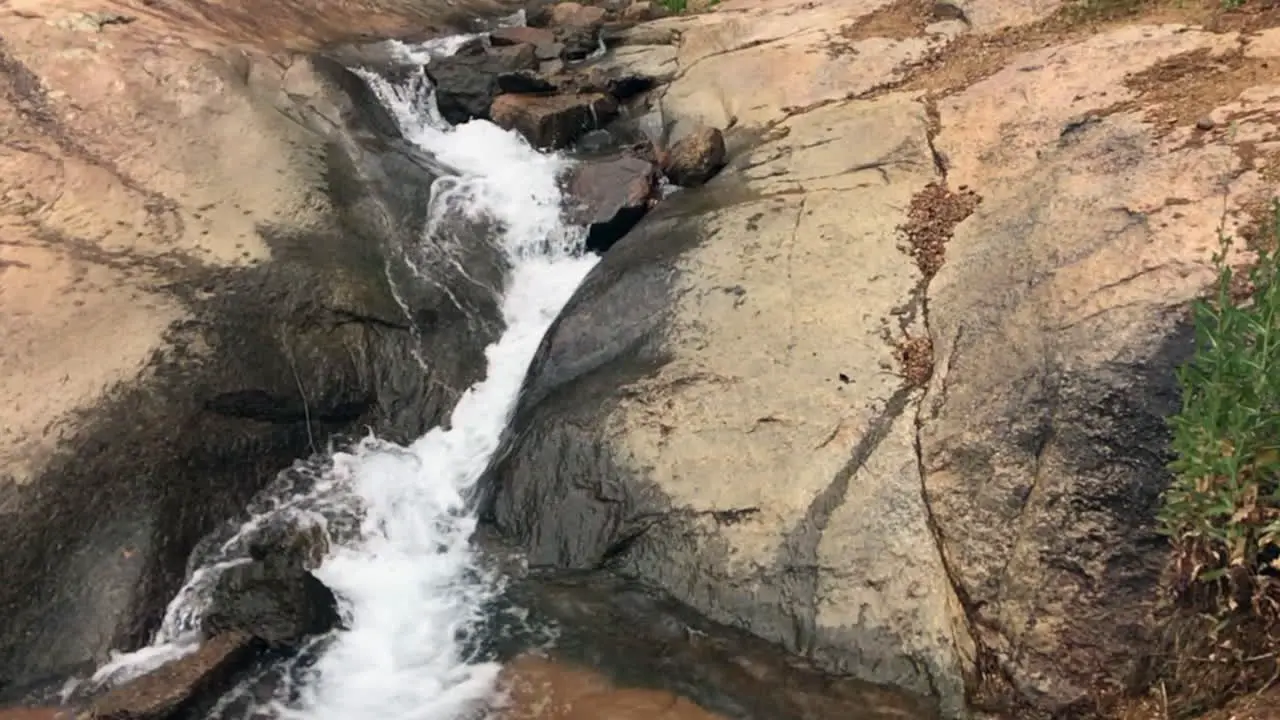 Slow Motion of a mountain stream in the colorado mountains