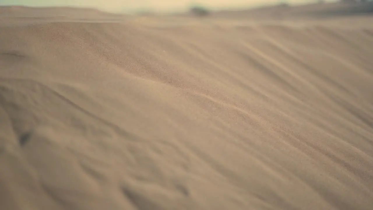 a slow motion clip for a desert sand