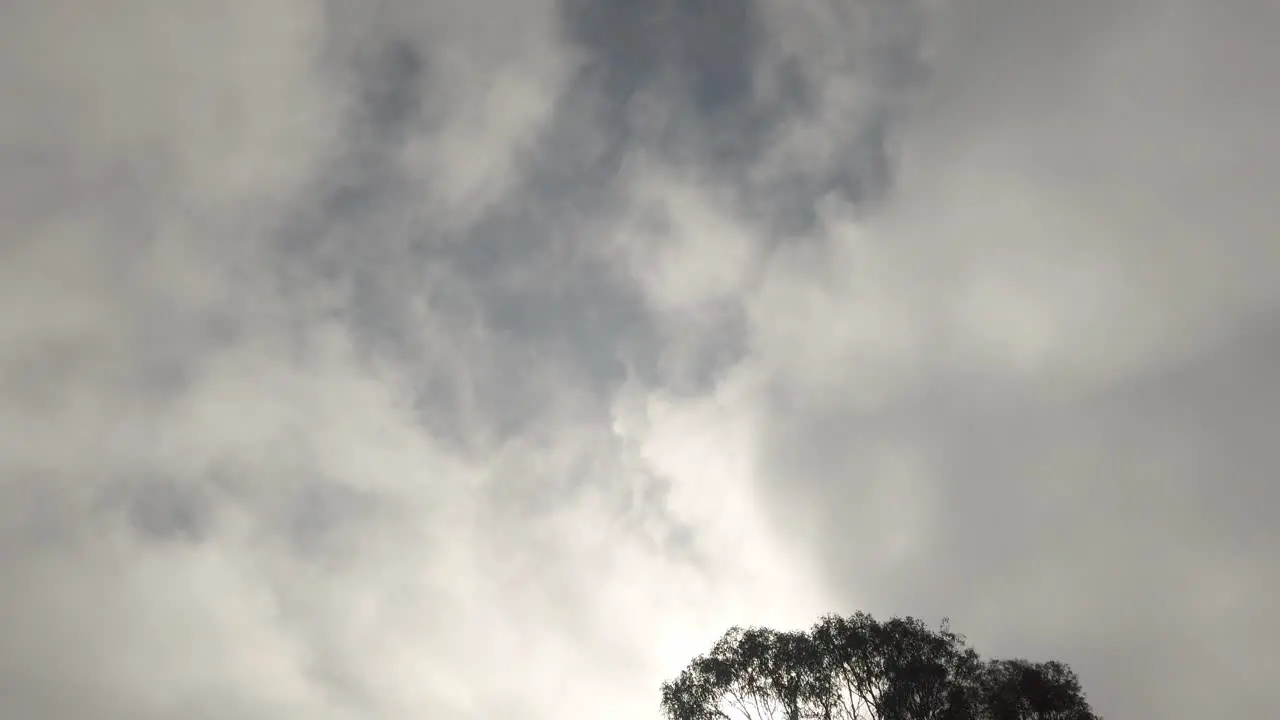 Extremely cloudy sky on Guanajuato México