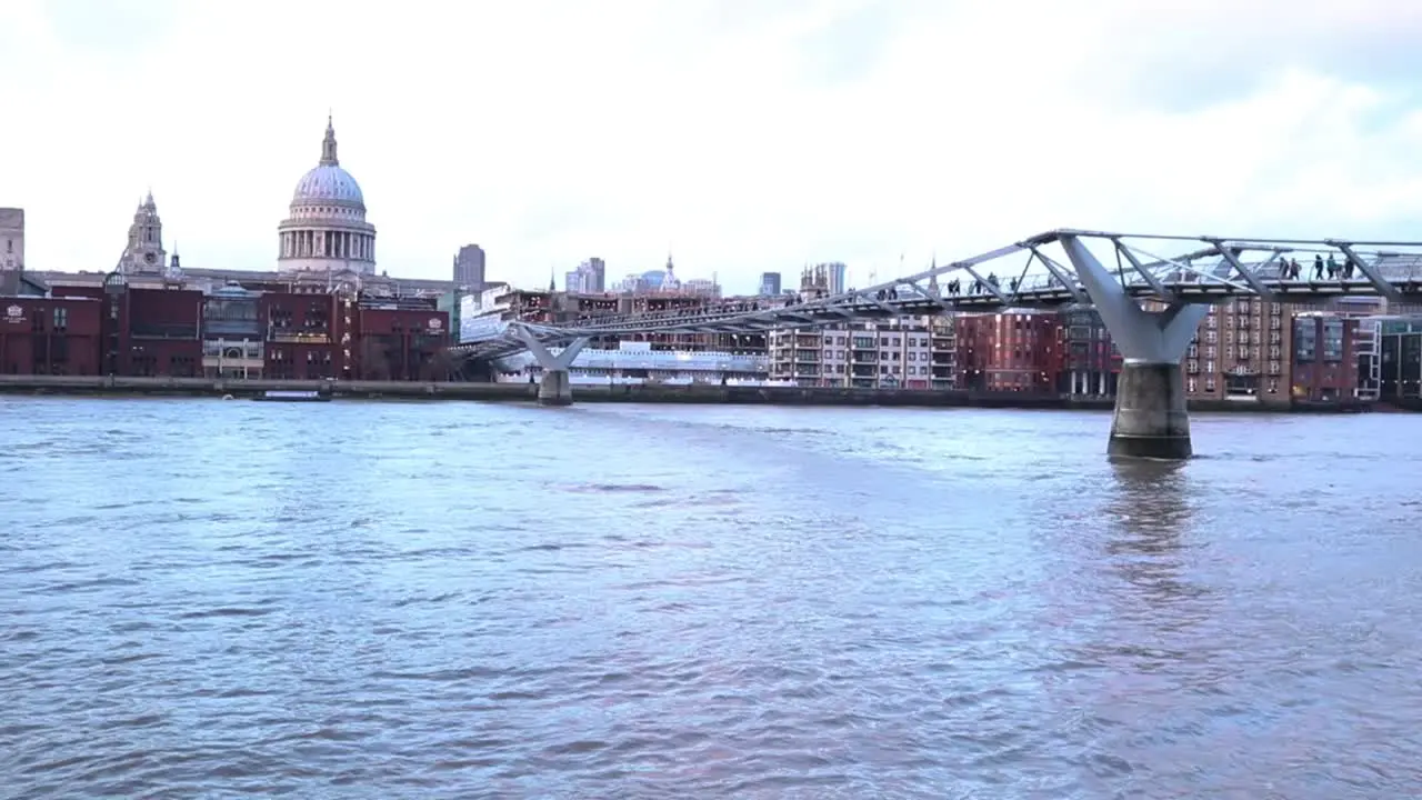 city shot on a river side