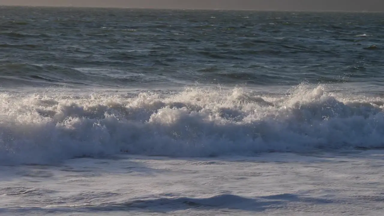 Crashing Wave on California Beach