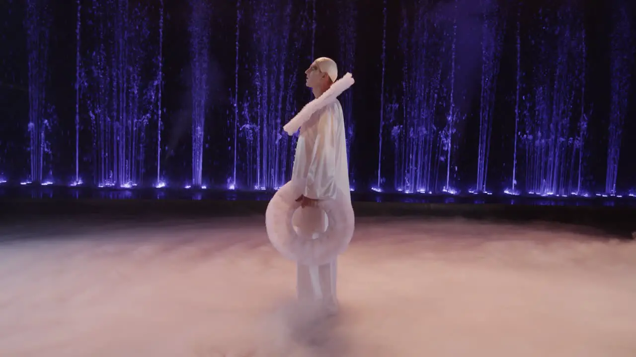 Juggling performance in the circus