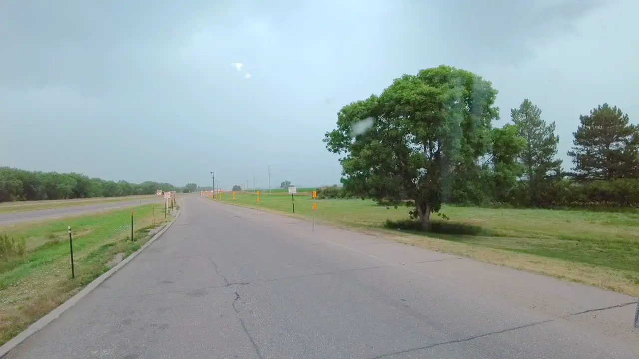 Time Lapse as a storm rolls in