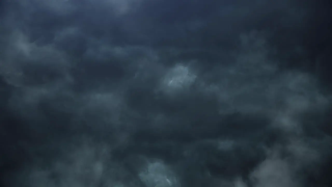 4k point of view approaching thunderstorm and dark clouds