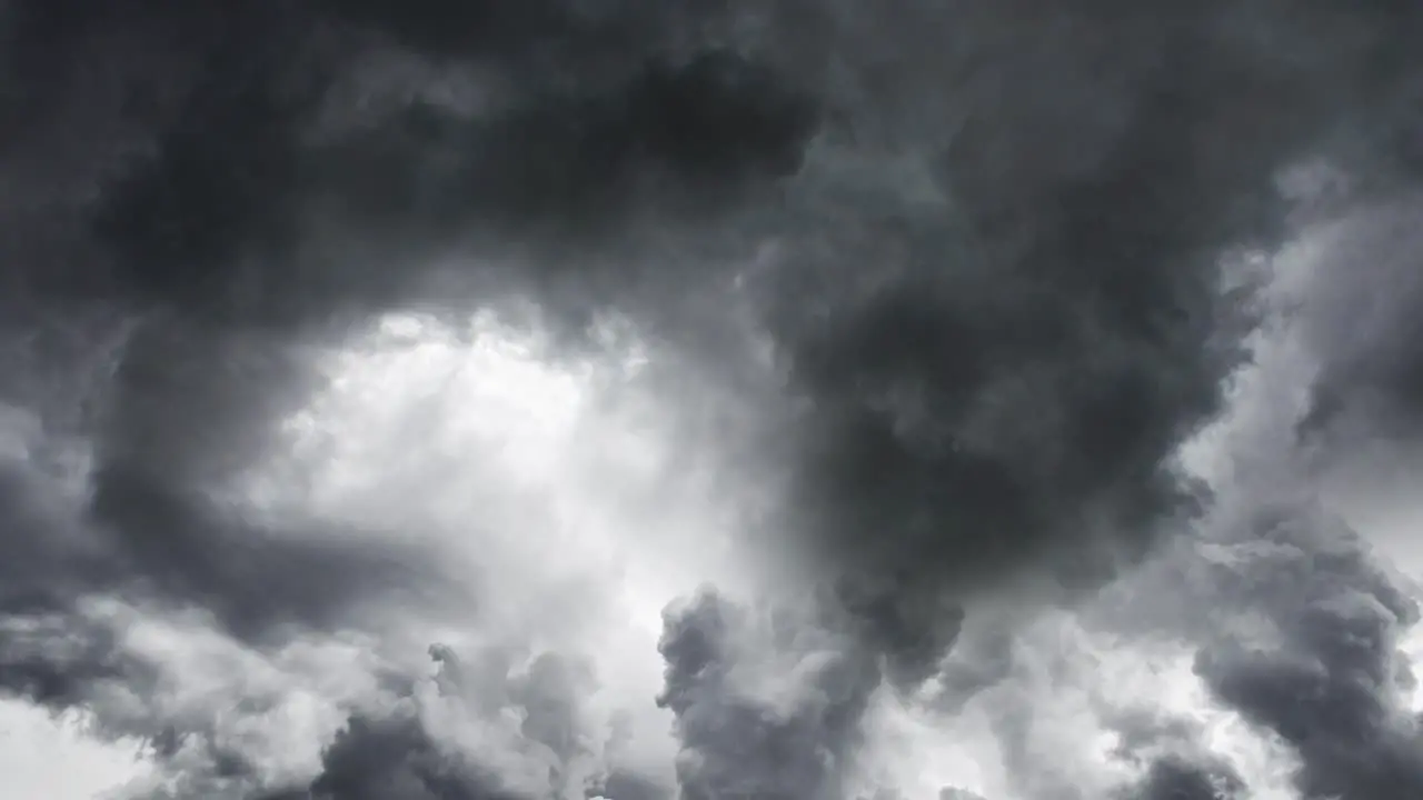 colonimus clouds and thunderstorm in the dark sky