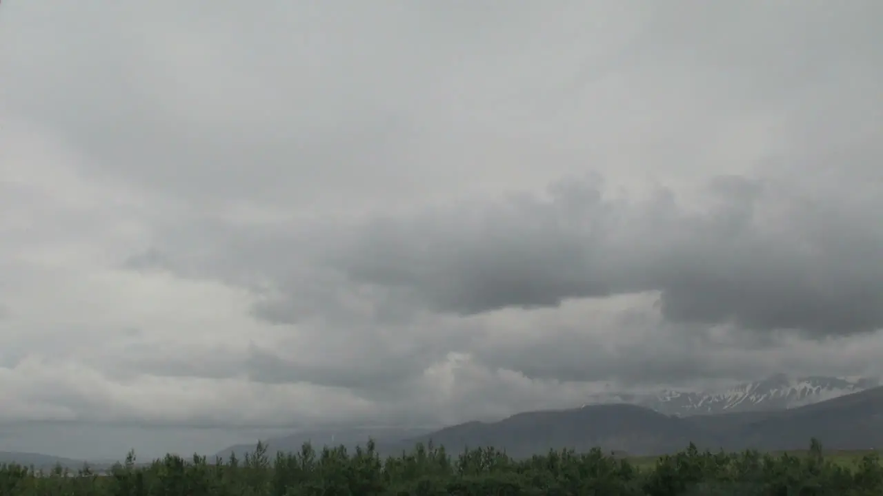 Dark clouds time lapse