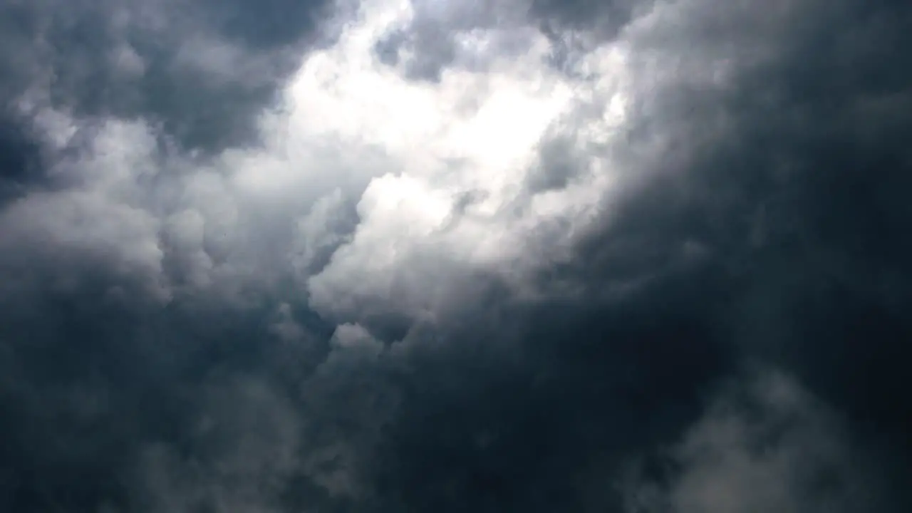 4K time lapse of a big thunderstorm