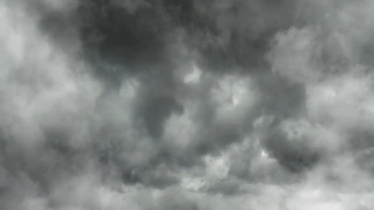 a thunderstorm that occurred in a thick dark cumulonimbus cloud