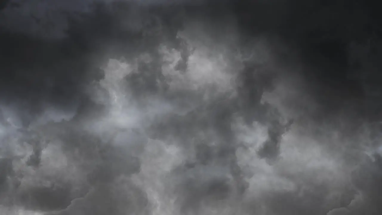 thunderstorm Dark clouds stormy black during a strong hurricane time lapse