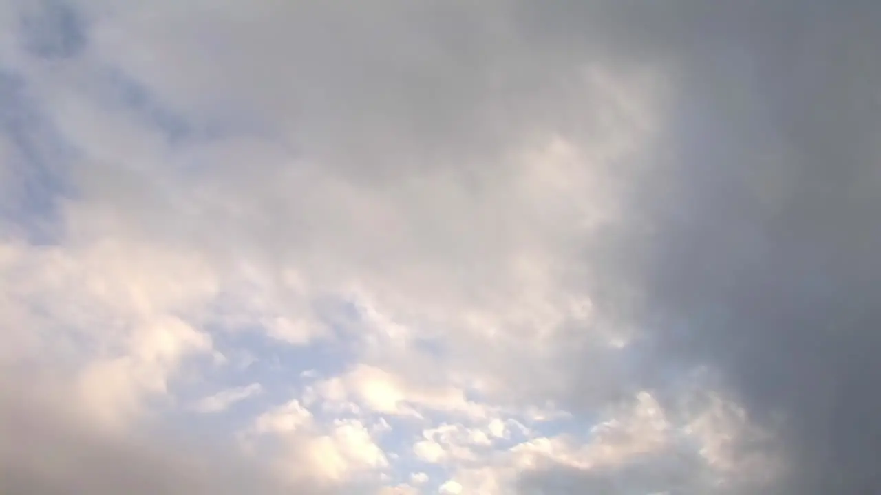 Storm clouds threaten a coastal village